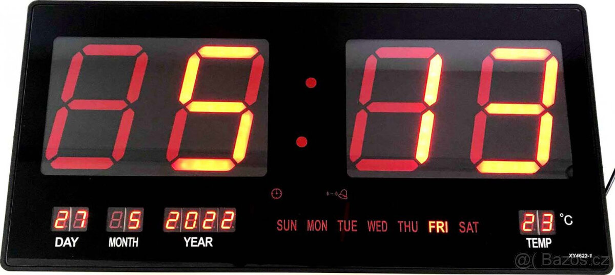 Zdroj USB 5V + ZDARMA LED digitální velkoplošné hodiny