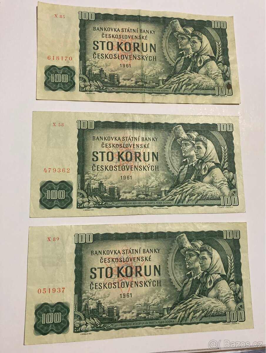 Bankovky 100 korun
