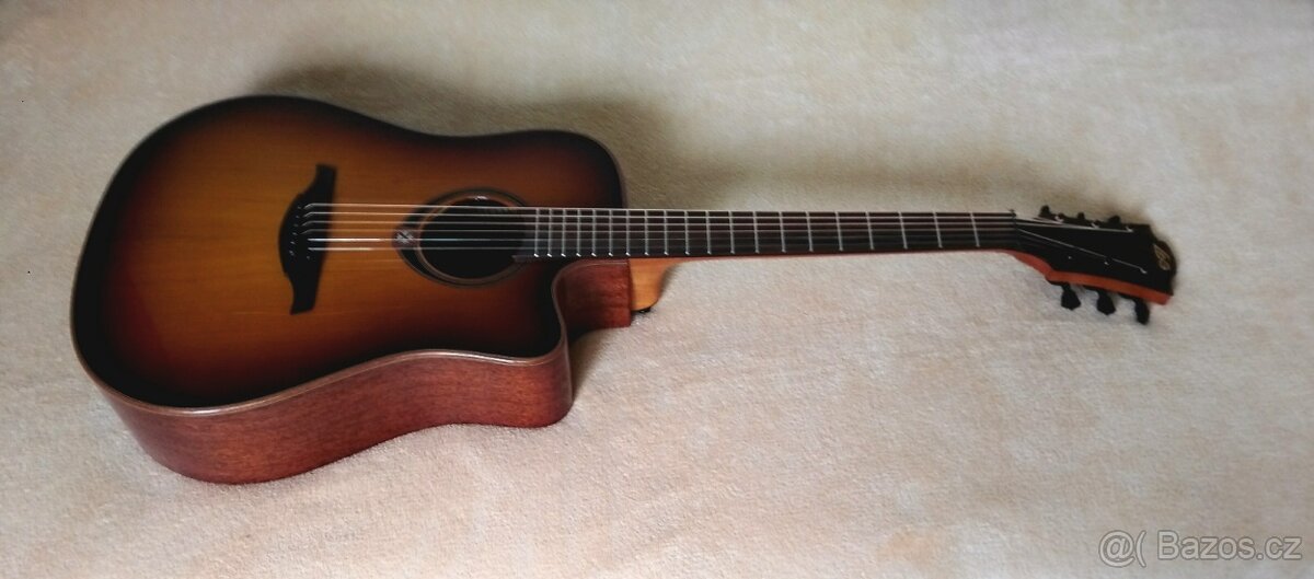 Predam gitaru LAG Tramontane 118 T118DCE Brown Shadow