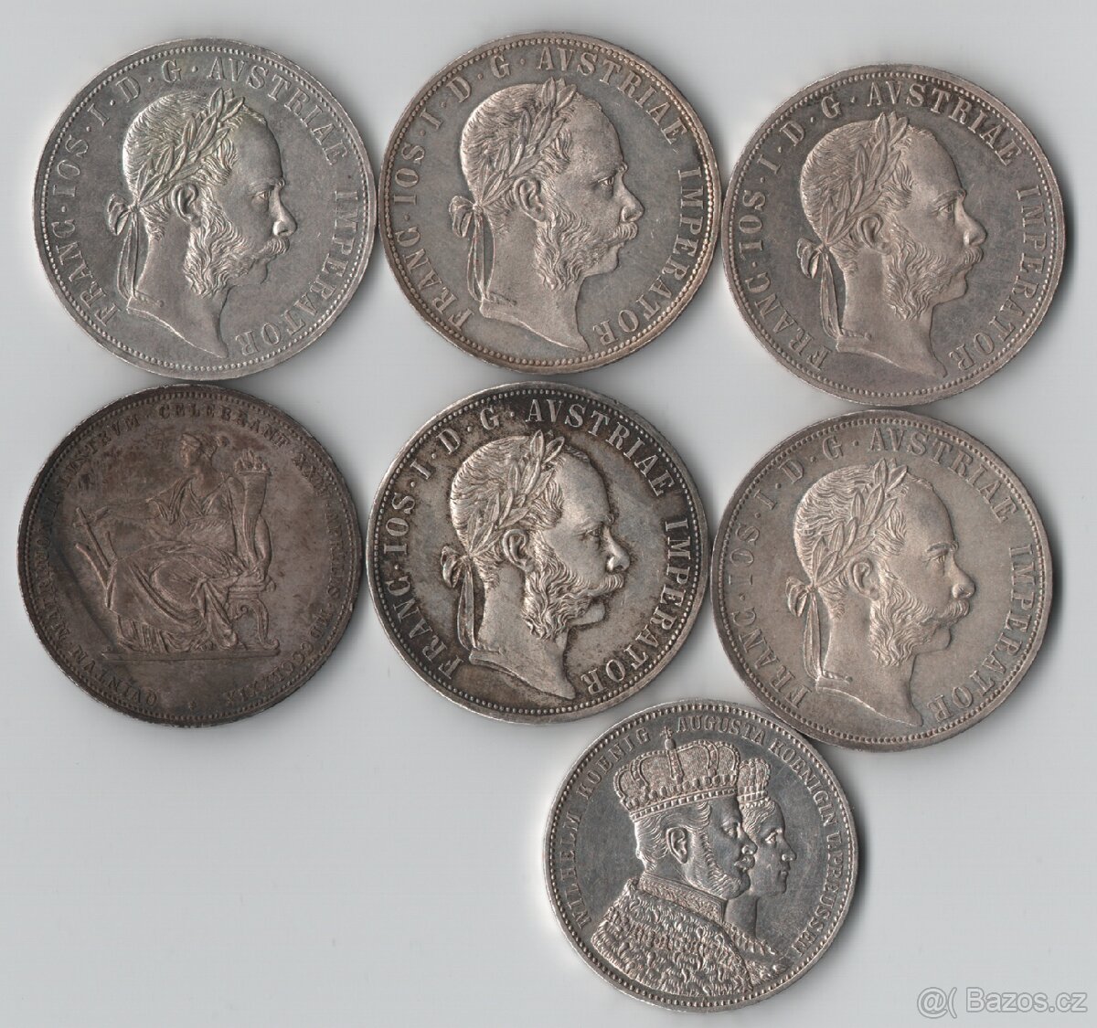 2 zlatníky 74,79,79,82,91Svatební 2zlatník , Spolkový Tolar