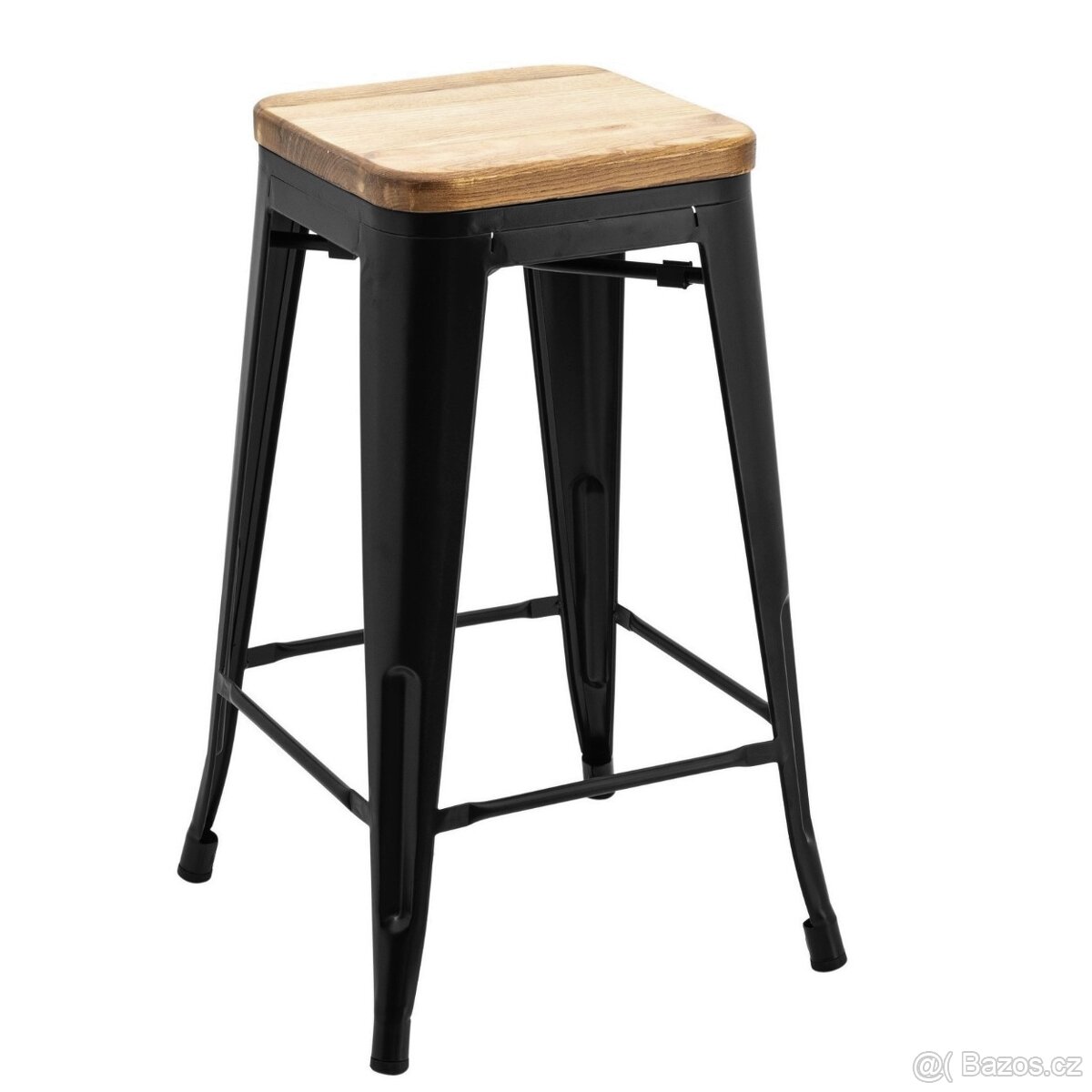 Barová židle černá 4 ks