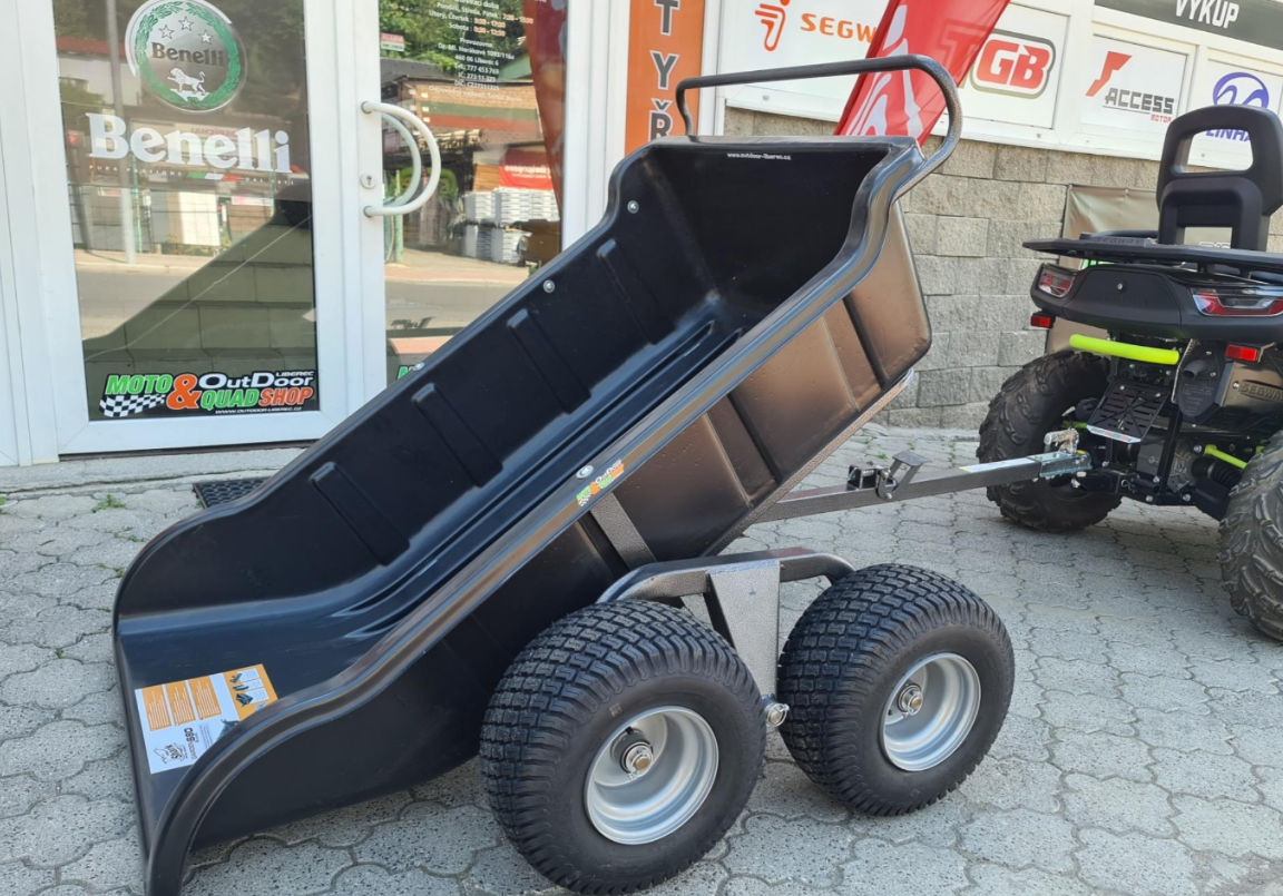 Vozík dvounápravový za čtyřkolku ATV TRAILER GARDEN 680