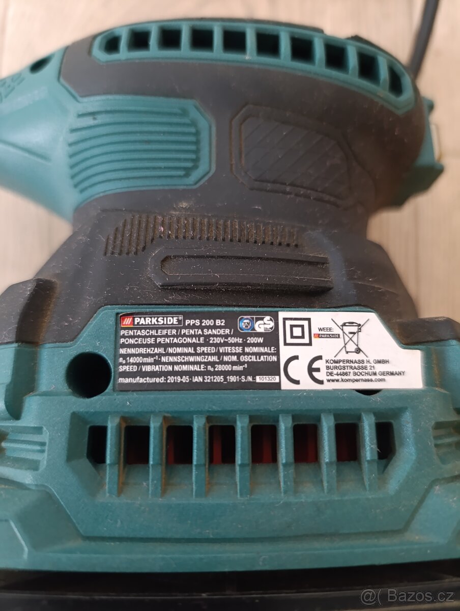 Parkside pps200 B2 bruska