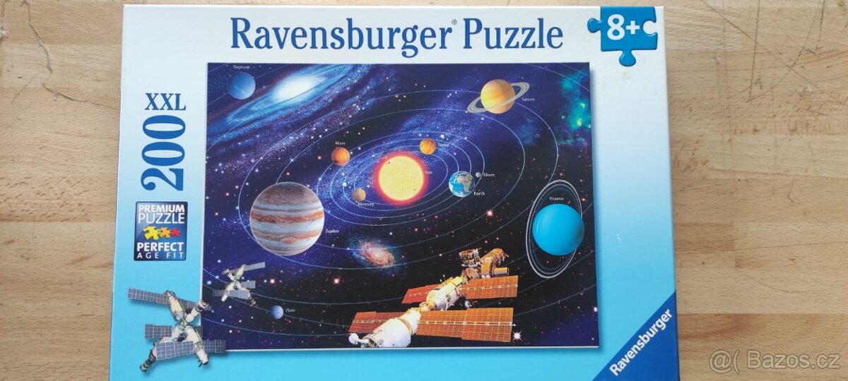 2x puzzle vesmír a dinosauři