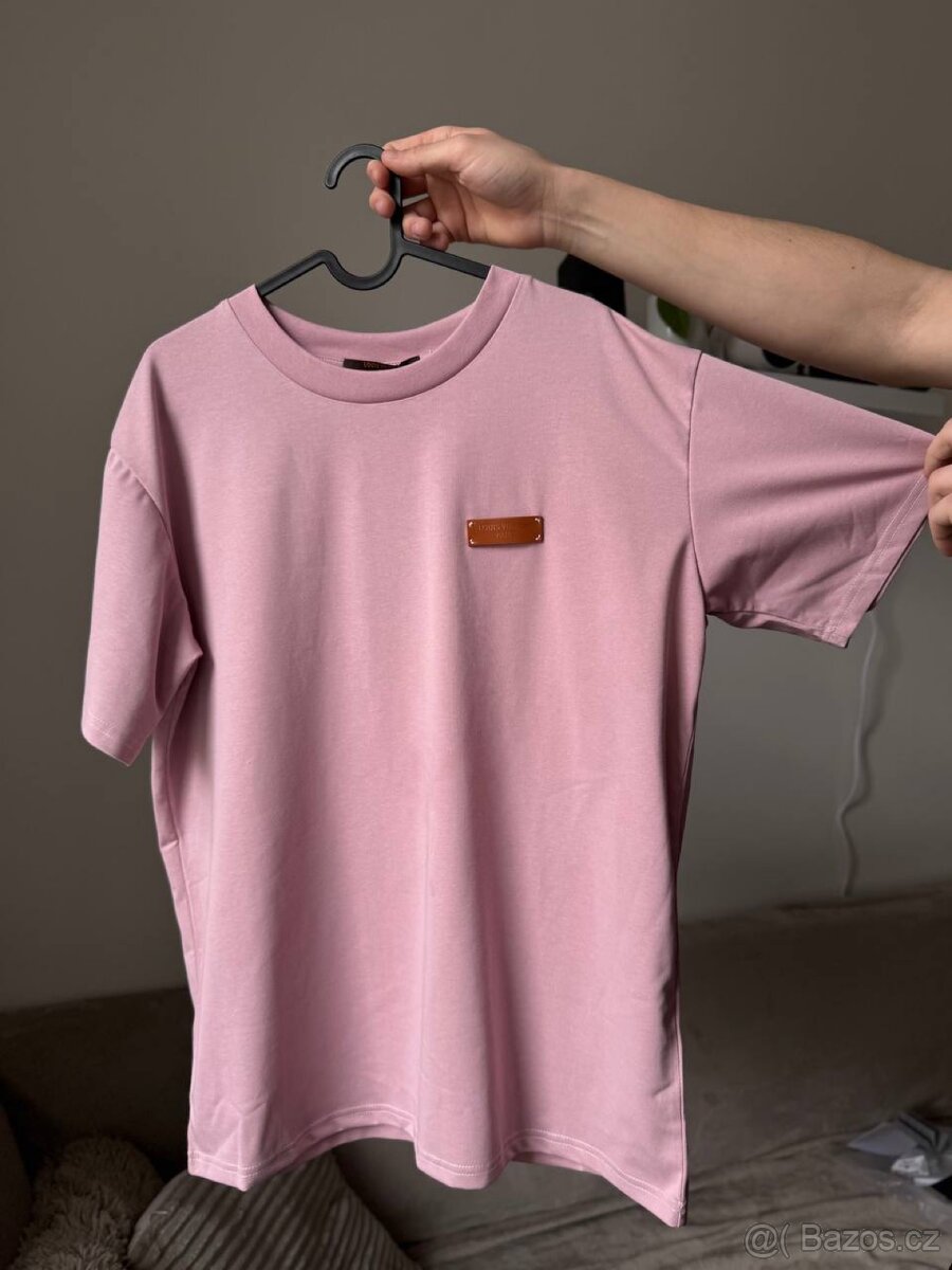 Pánské růžové tričko
