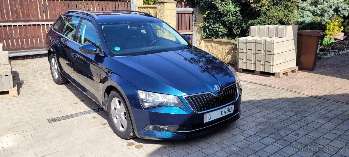 Škoda Superb 3 TDi model 2017 NAVI kůže tažný park.kamera