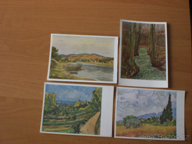 Staré pohlednice předních malířů