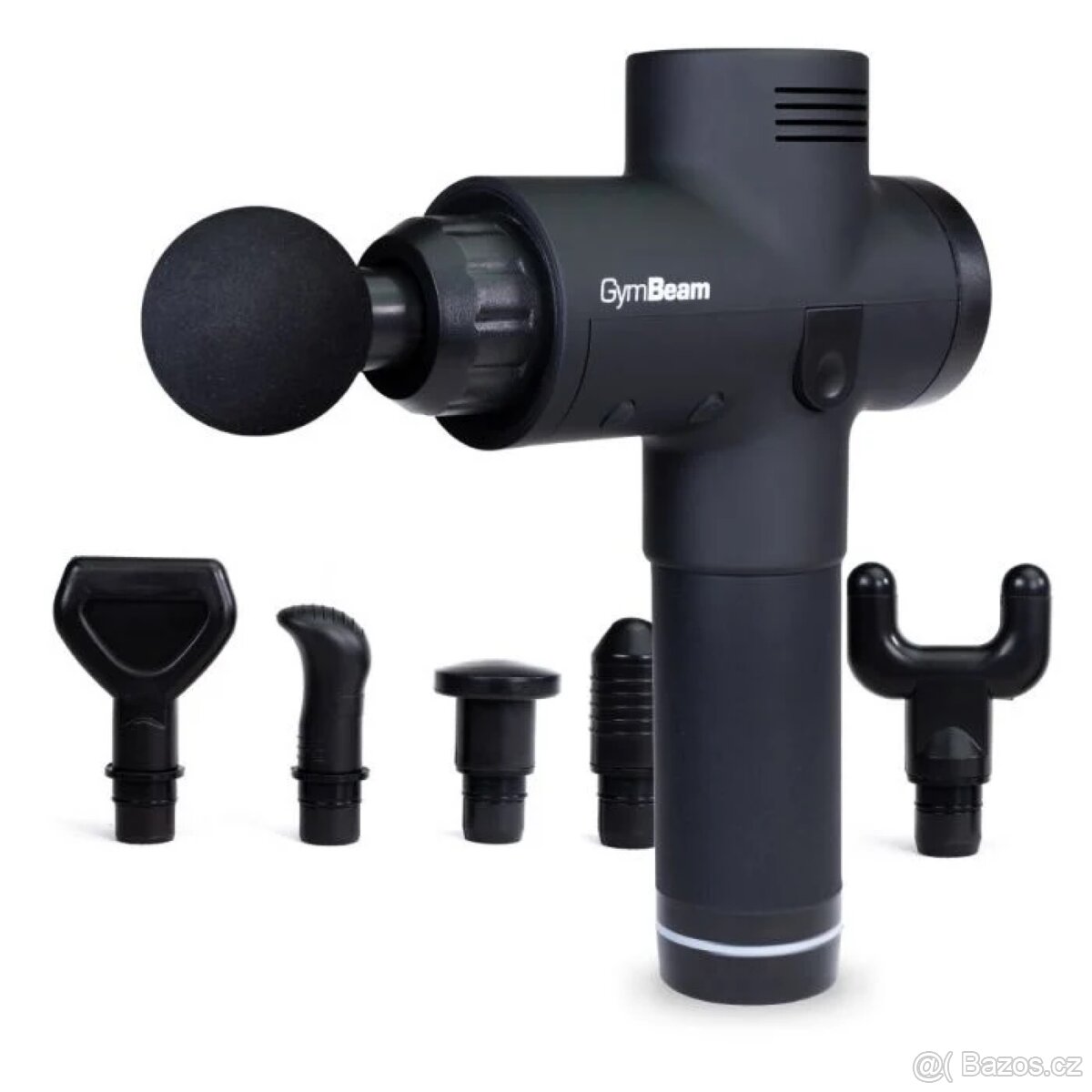 Masážní pistole GymBeam VI Black - NOVÁ