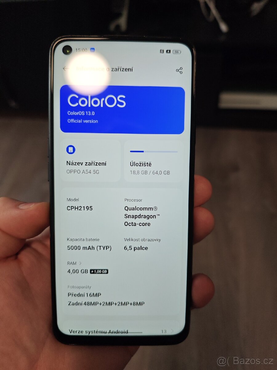 Zánovní Oppo A54 5G