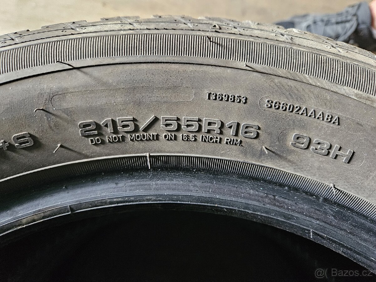 Zimní pneu 215/55 r16 nove