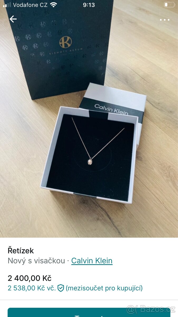 Náhrdelník Calvin Klein