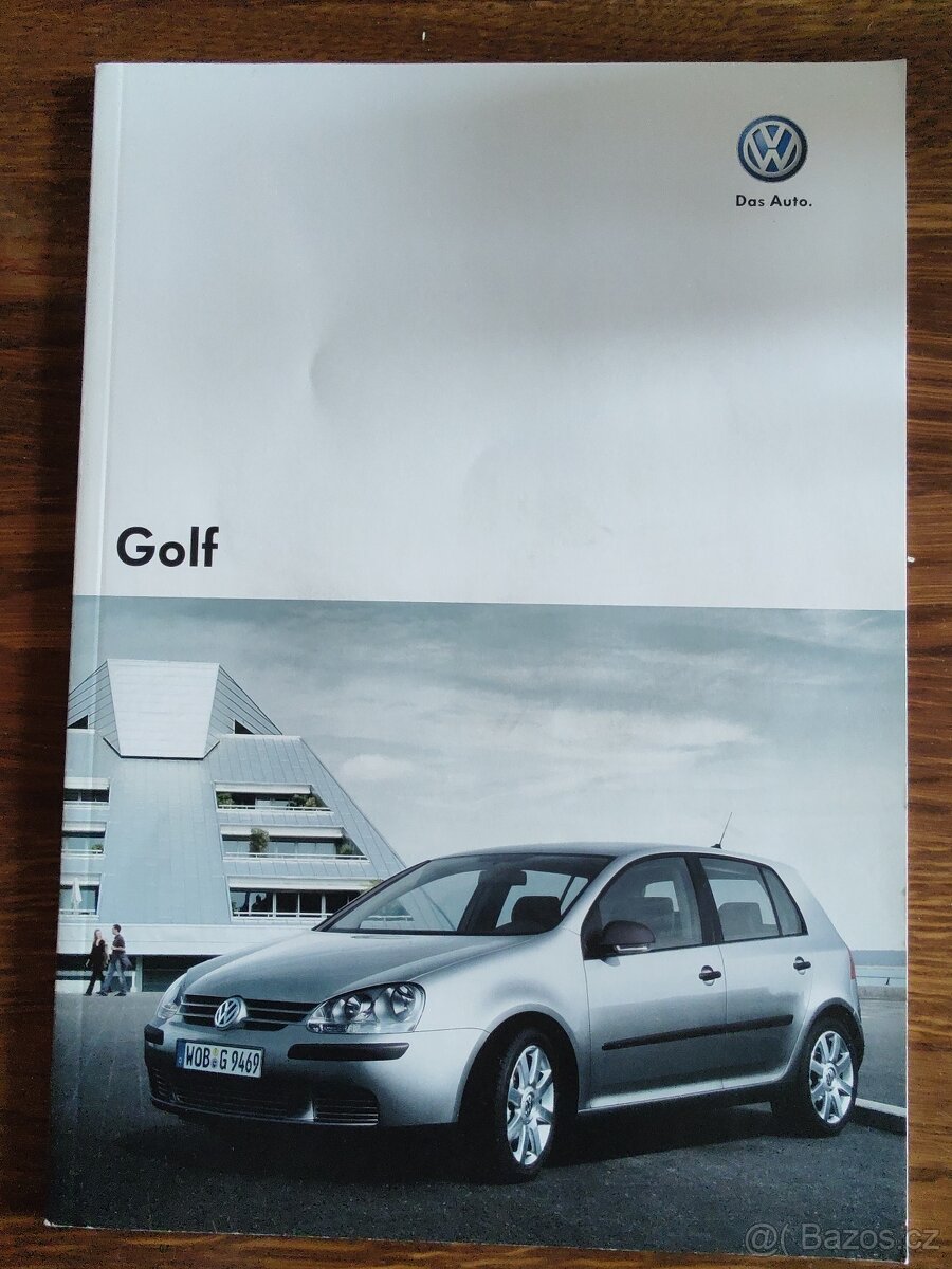 Volkswagen Golf V 5 Prospekt česky