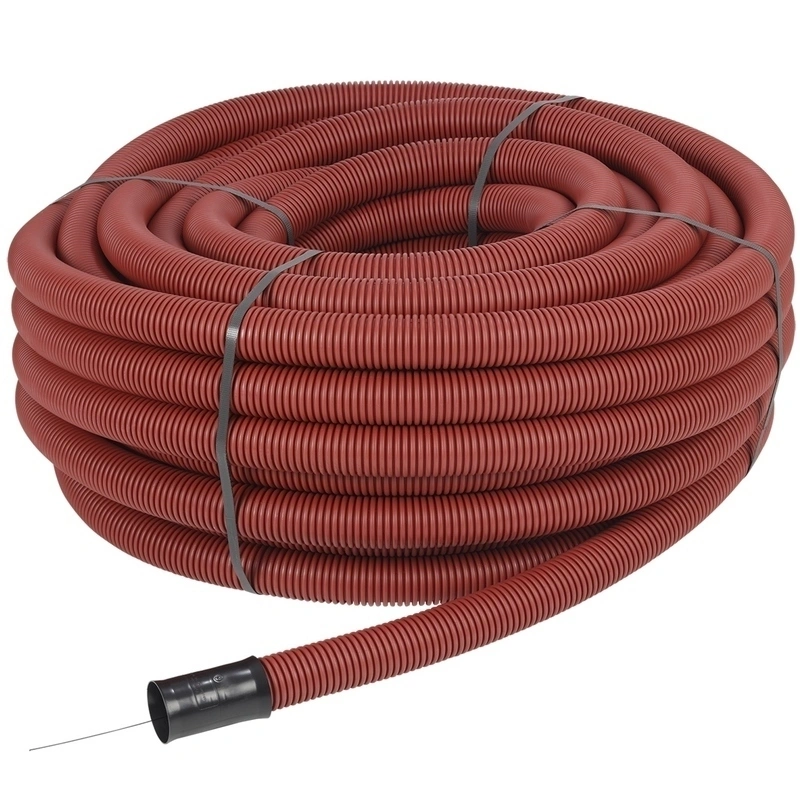 Nová chránička (husí krk) 90mm délka 50m červená