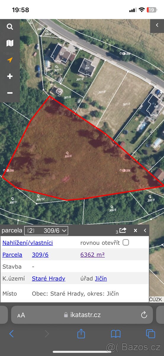 Rezervováno Prodej pozemku