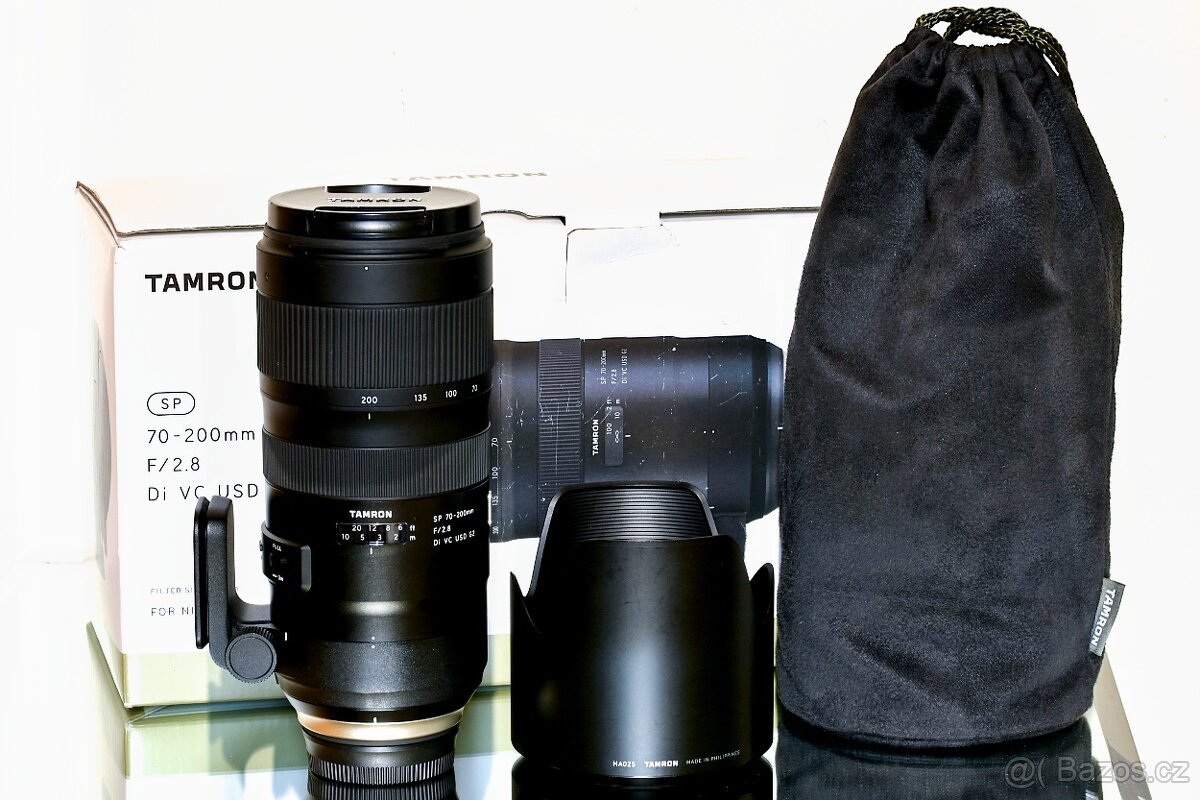 Nikon Tamron SP 70-200mm f/2,8 Di VC G2 + UV TOP STAV