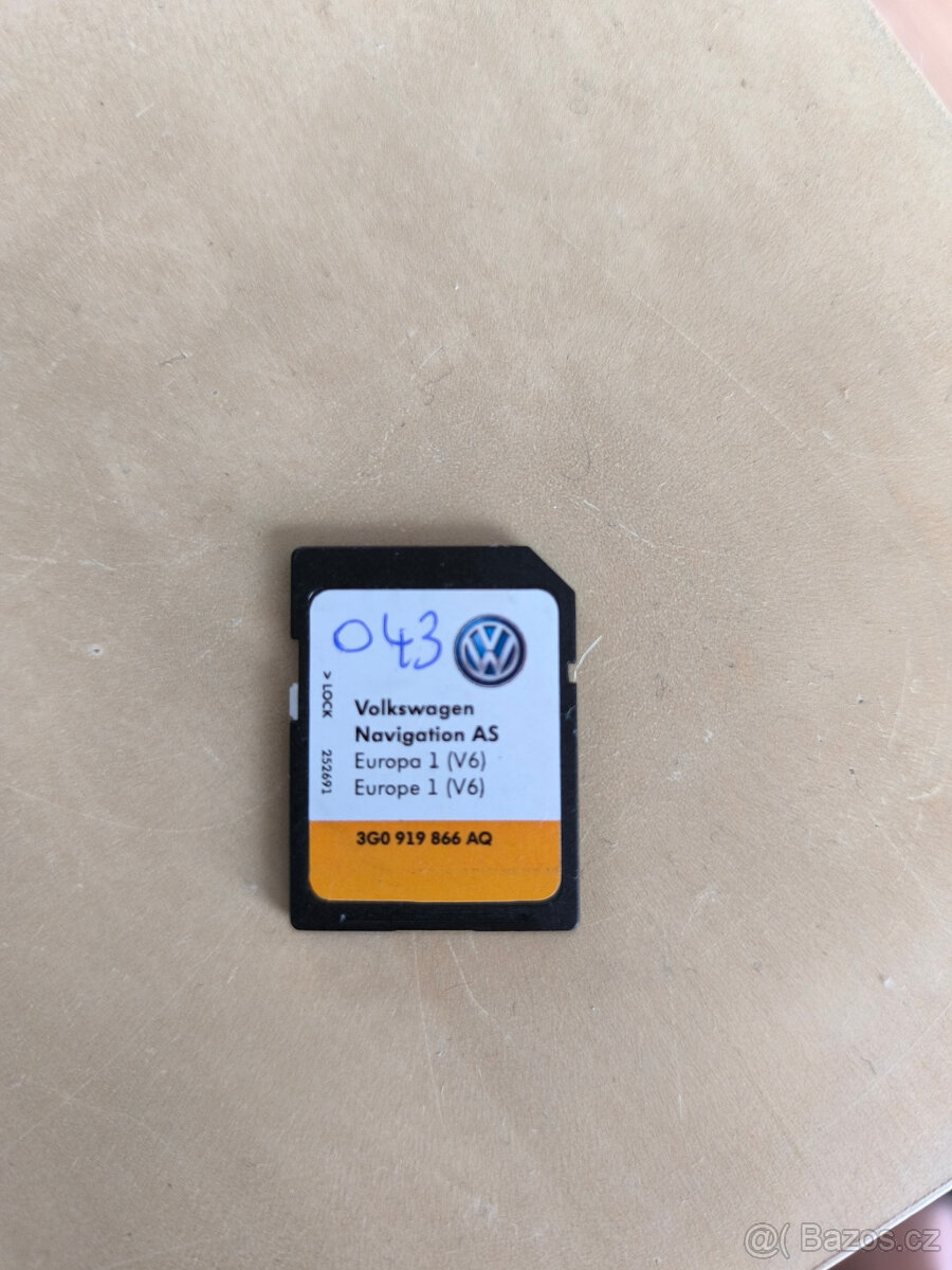 VW karta navigace 3G0919866AQ