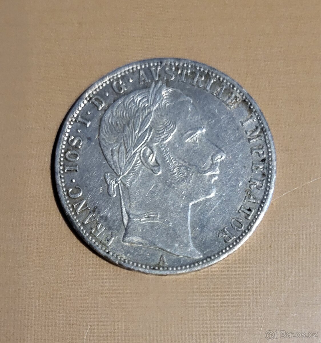 Stříbrná mince Zlatník FJ I. 1860 A - Bez Tečky za REX