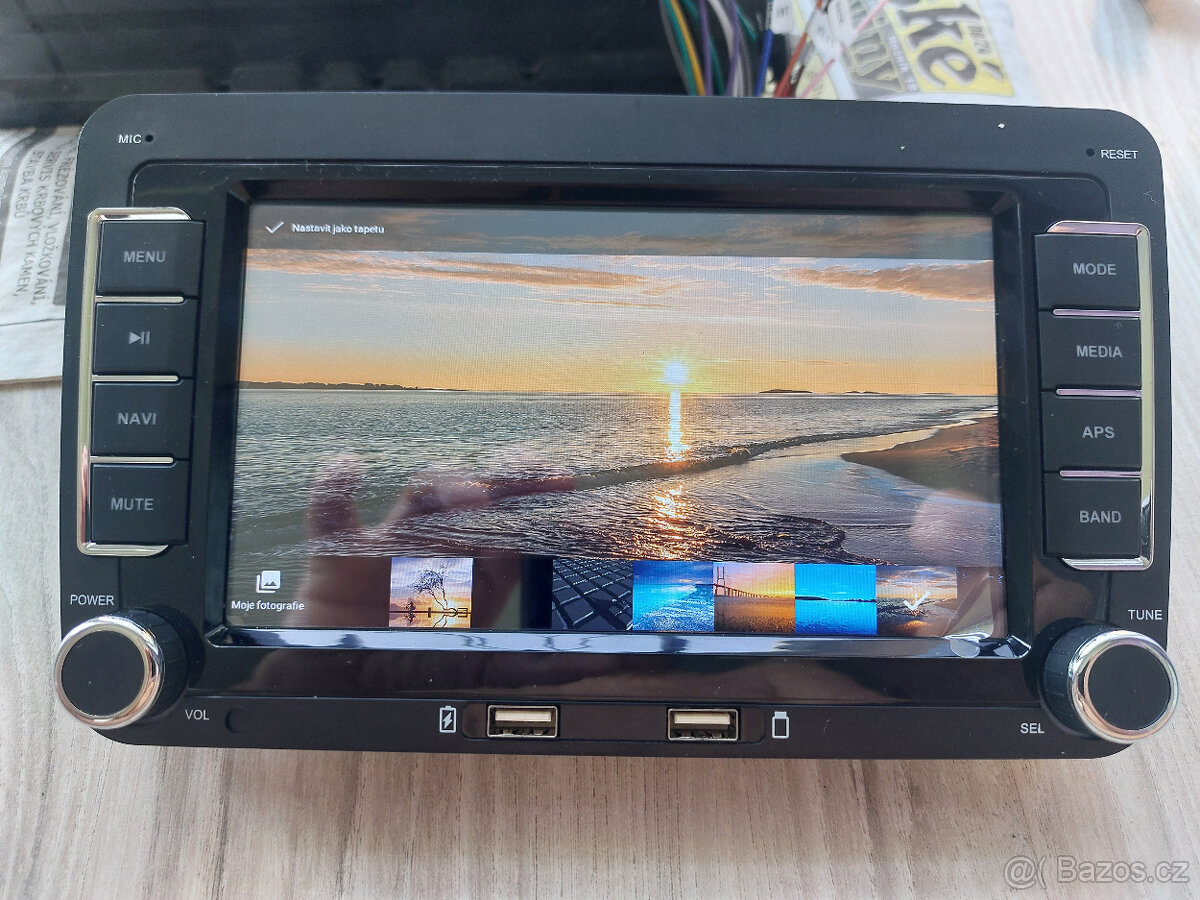 Autorádio 2DIN, RDS 8gb+128gb lcd 7,ANDROID 13, VW,ŠKODA,SEA