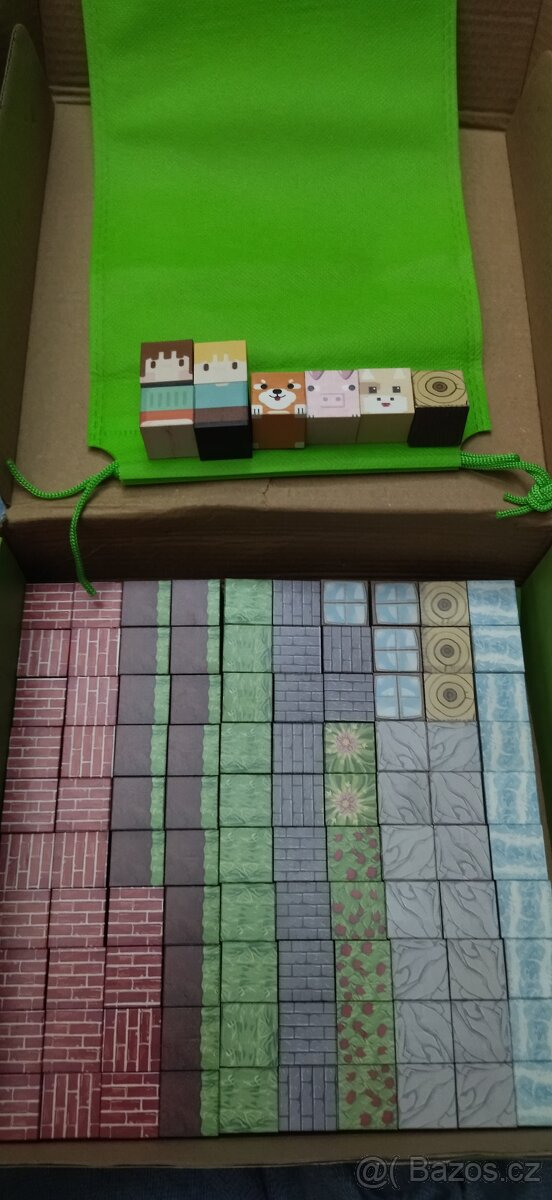 Magnetické kostky Minecraft