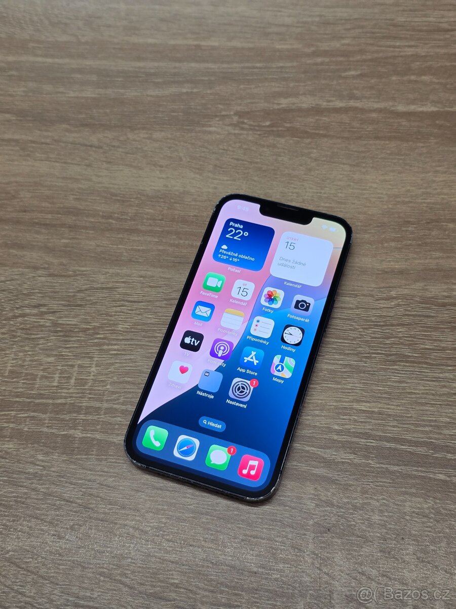 iPhone 13 128GB baterie 100% (cist popis)