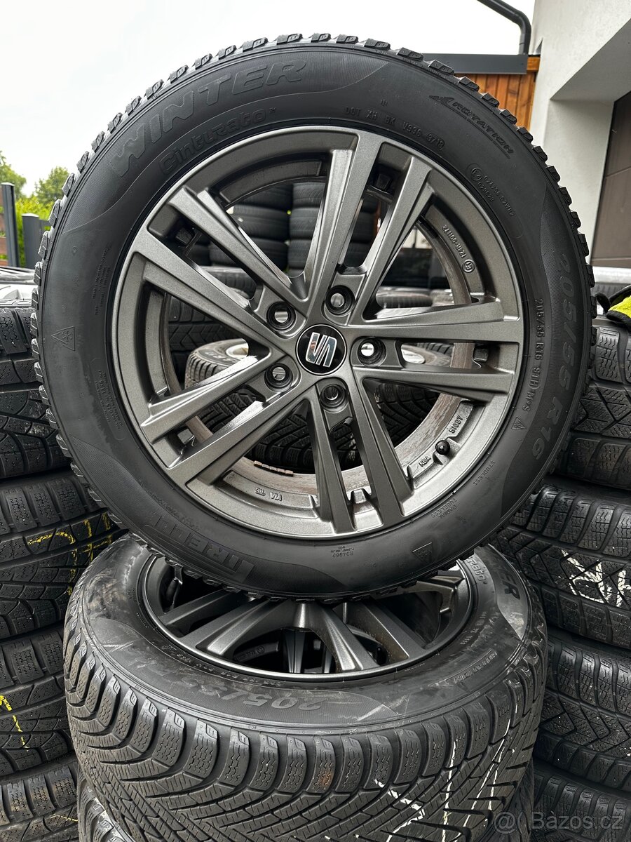 Alu kola 5x112 r16 s pneu (20555s)