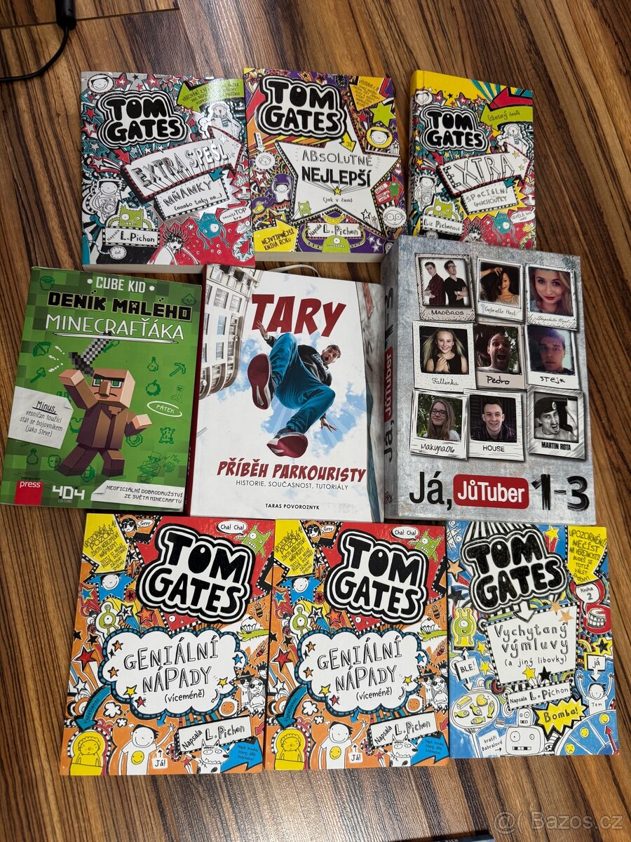 kniha fortnite minecraft tom gates ja youtuber…