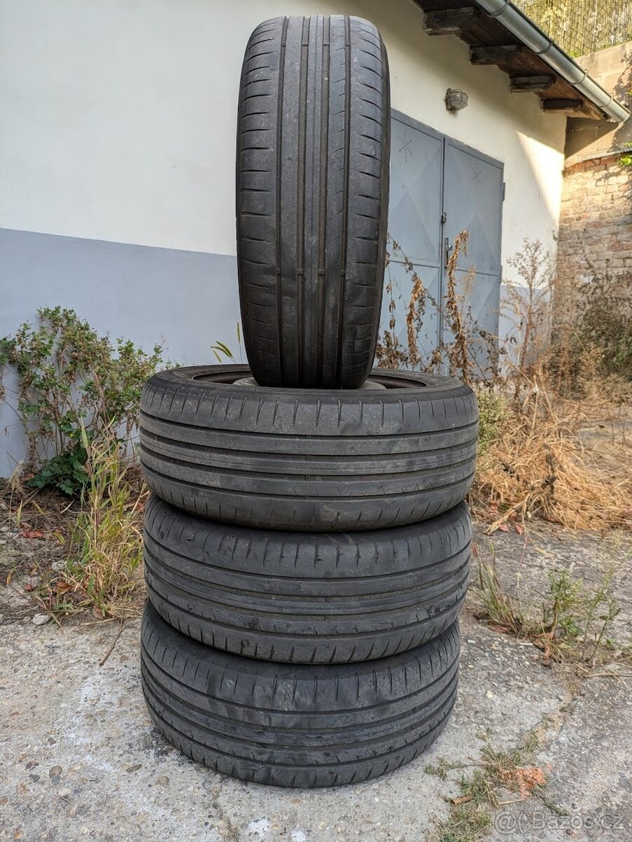 205/55/16 disky ford včetně letních pneu Dunlop