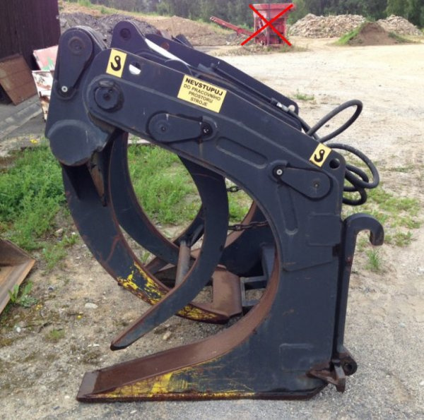 1t kleště na kulatinu 0.75m2 dřevo