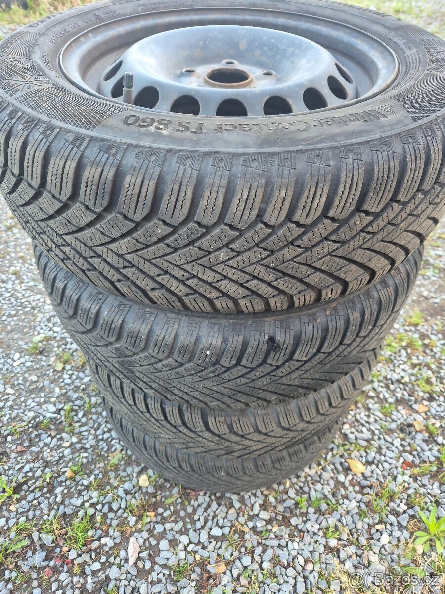 195/65 R15 5x112 Zimní sada kol Continental TS 860