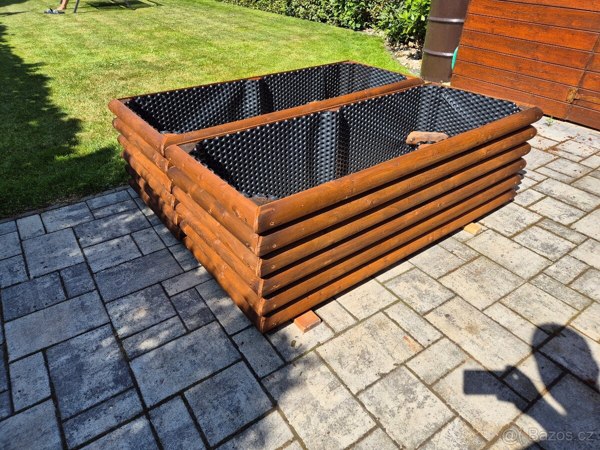 Nadzemní (vyvýšený) záhon o rozměru 150x60x48cm-2ks skladem