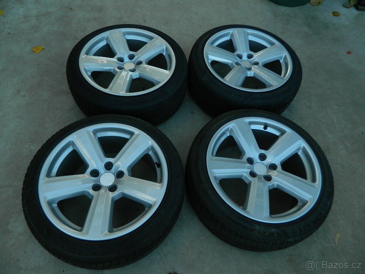 alu kola 5x112+zimní pneu r18