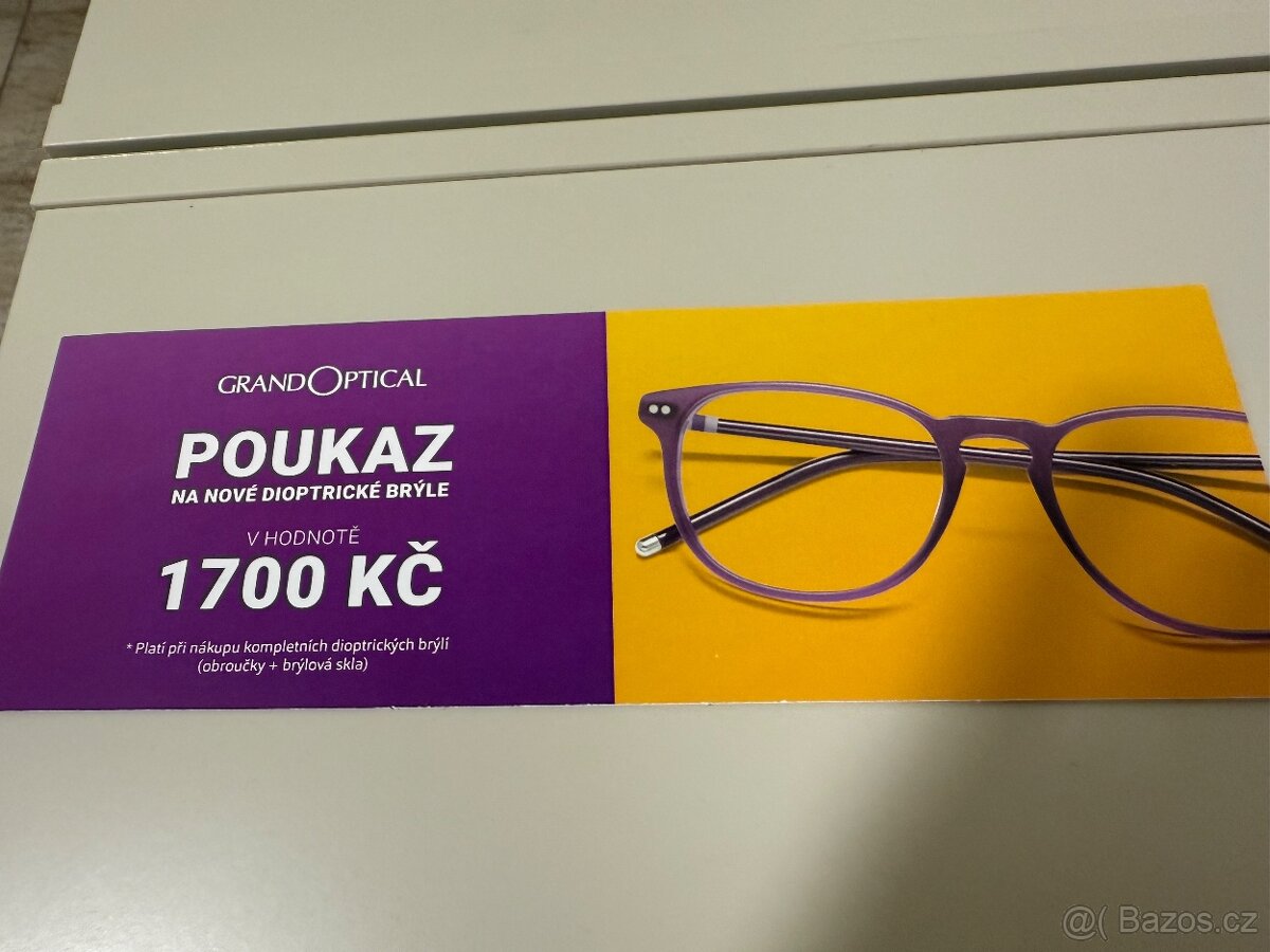 Poukaz na brýle