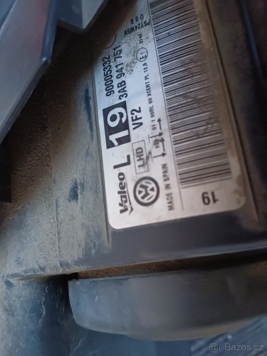 Levý bixenon 3AB941751 VW Passat B7 r.v. 2012