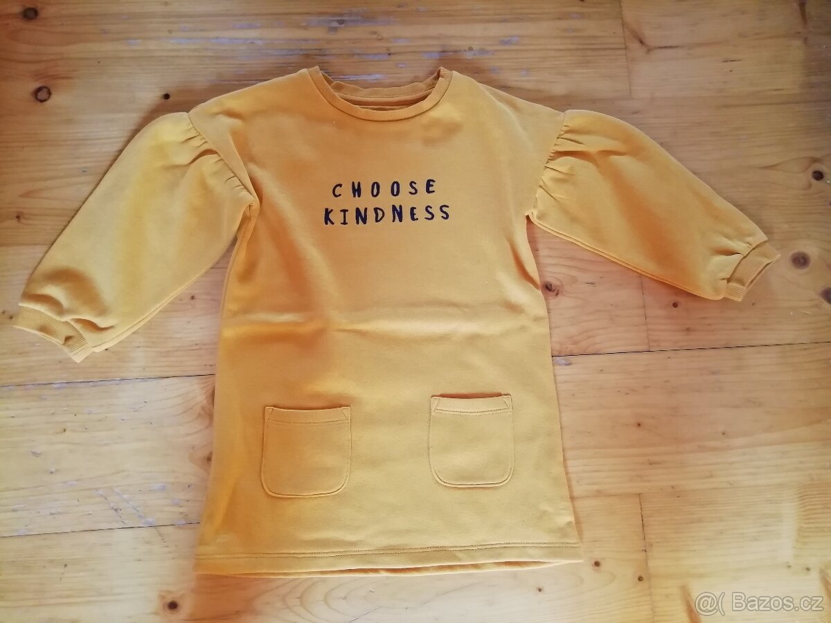 Mikinové šaty na 3-4 roky