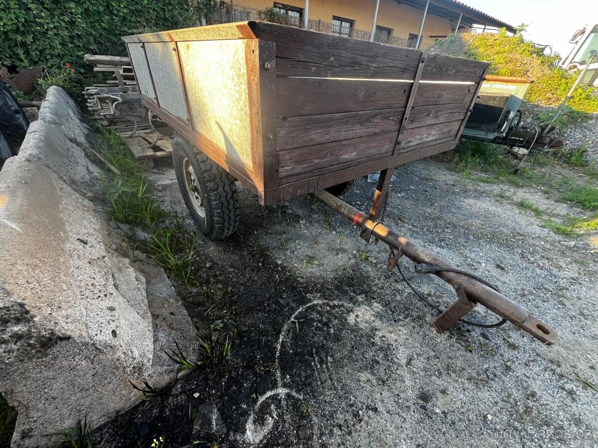 Malotraktor tk vlečka sklopna