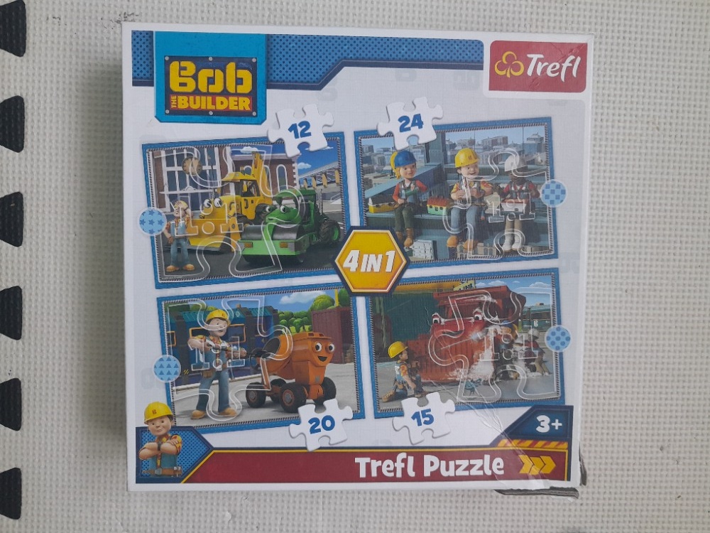 Puzzle Bořek stavitel 4x