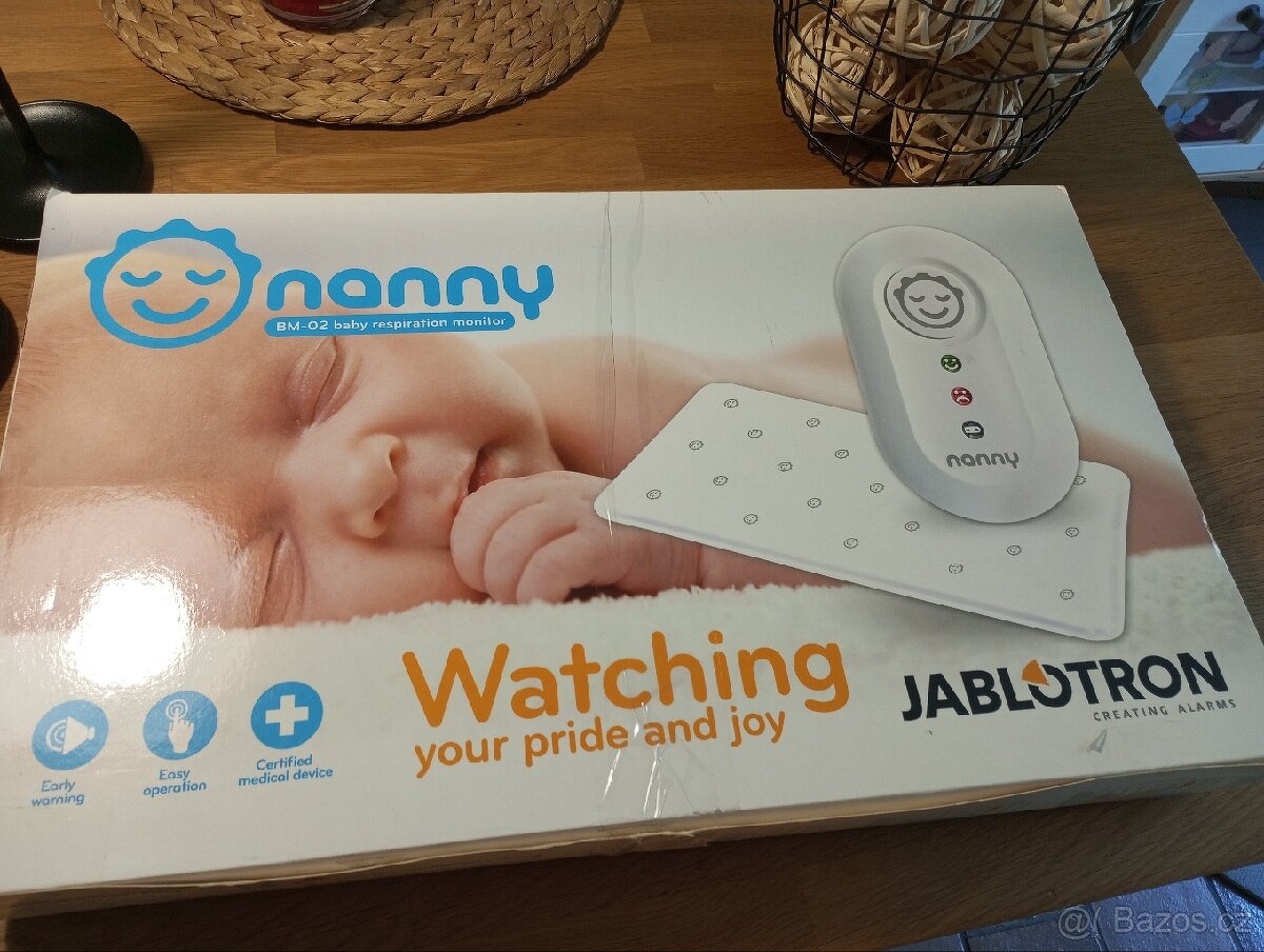 Monitor dechu Jablotron Nanny