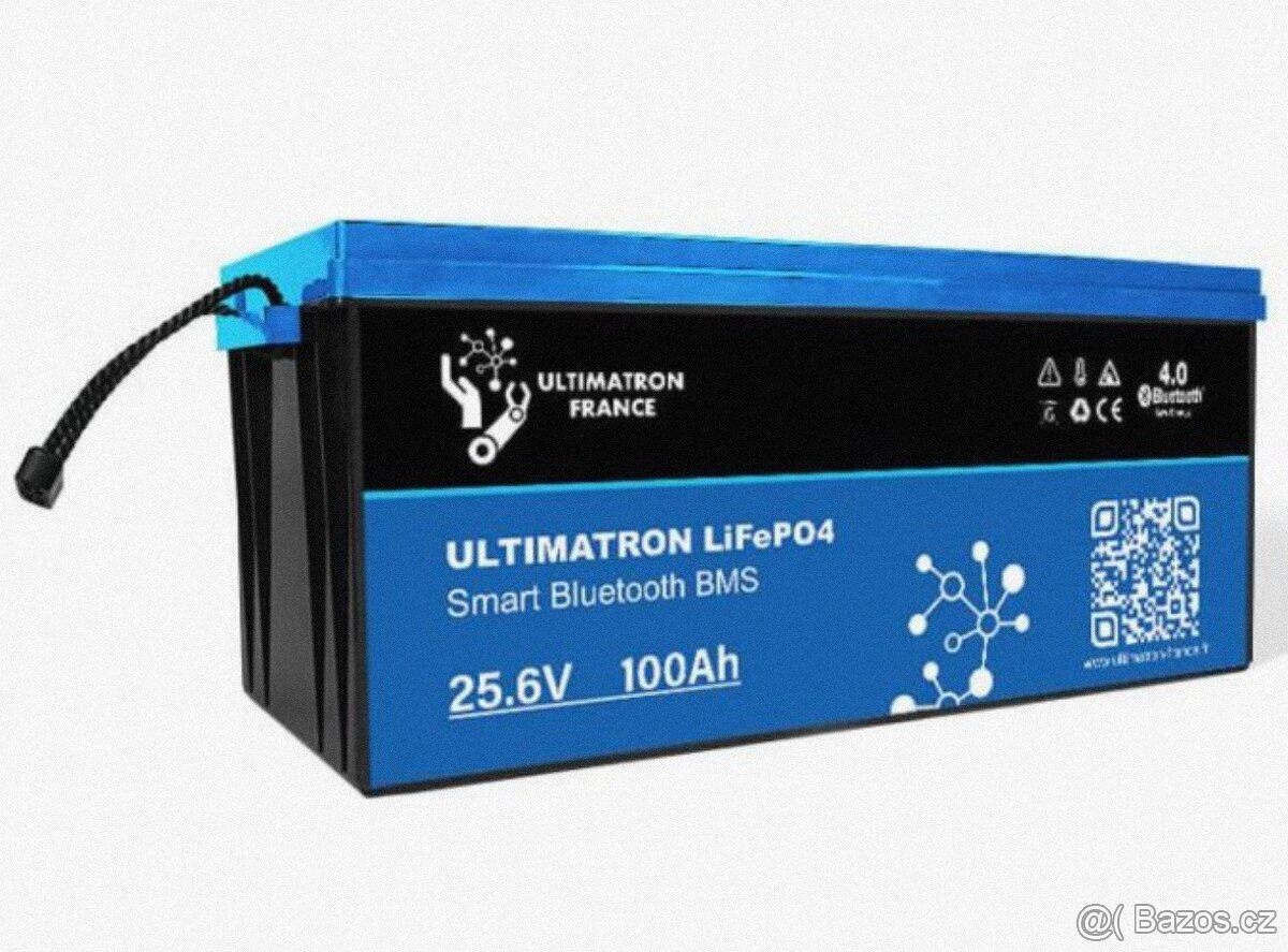 Baterie ULTIMATRON LiFePO4 24V 100Ah,