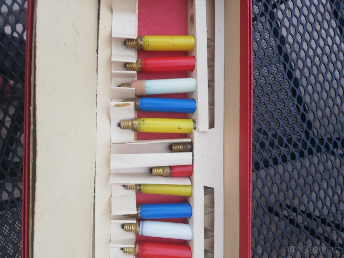 Staré elektrické svicky na stromeček 1970