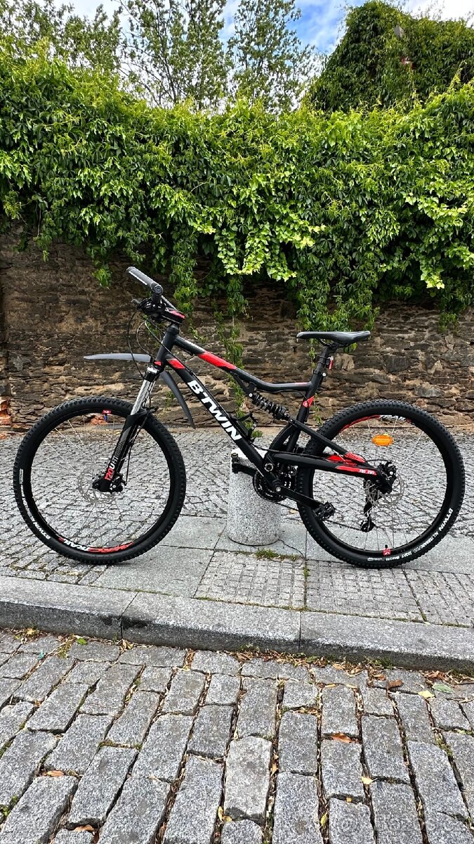 Celoodpružené horské kolo Rockrider B-Twin 520s L
