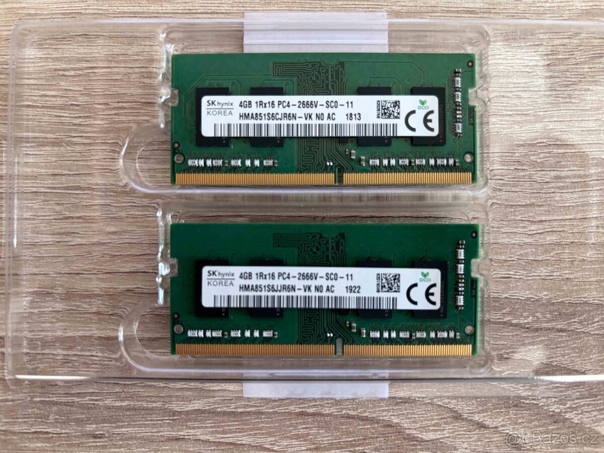8GB (2x4GB) RAM DDR4 2666MHz SK Hynix SO-DIMM
