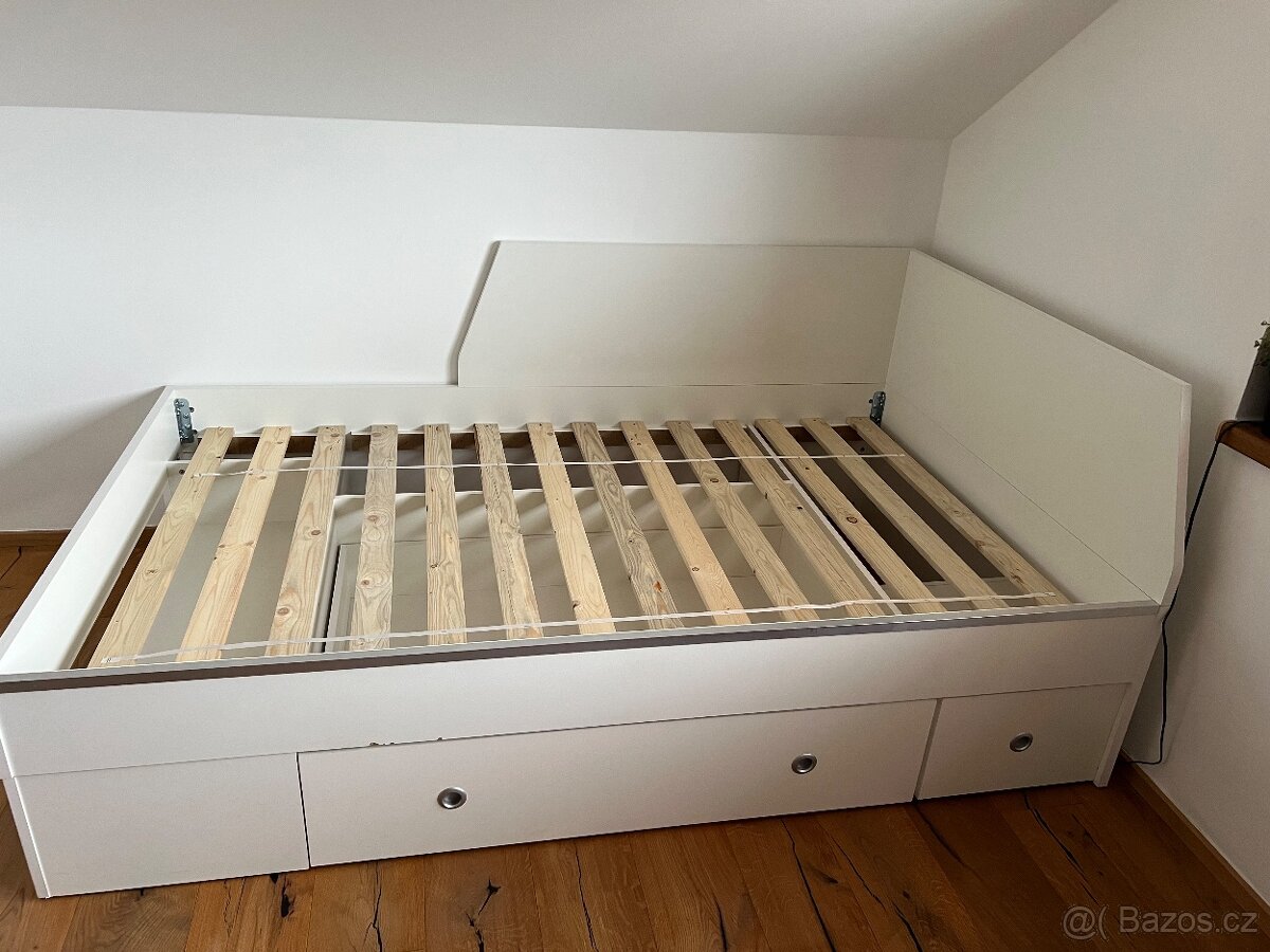 Dětská postel 200x120+ zdarma skřínka s šuplíky