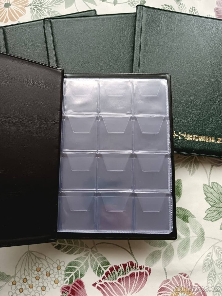 Album na mince 8 pevných listů pro mince do průměru 30mm