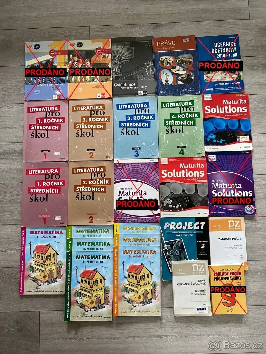 Učebnice a pracovní sešity do školy (Mix)