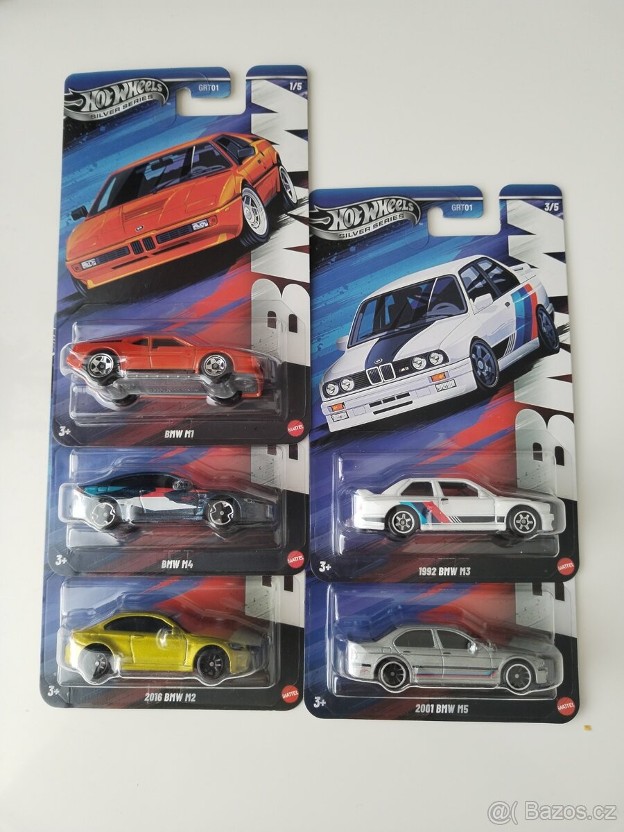 Hot wheels BMW sada