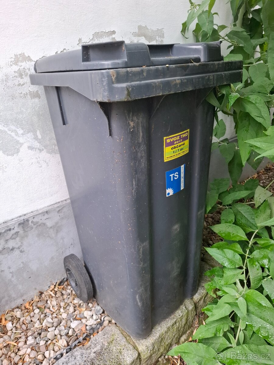 Popelnice Kliko 120 litrů černá