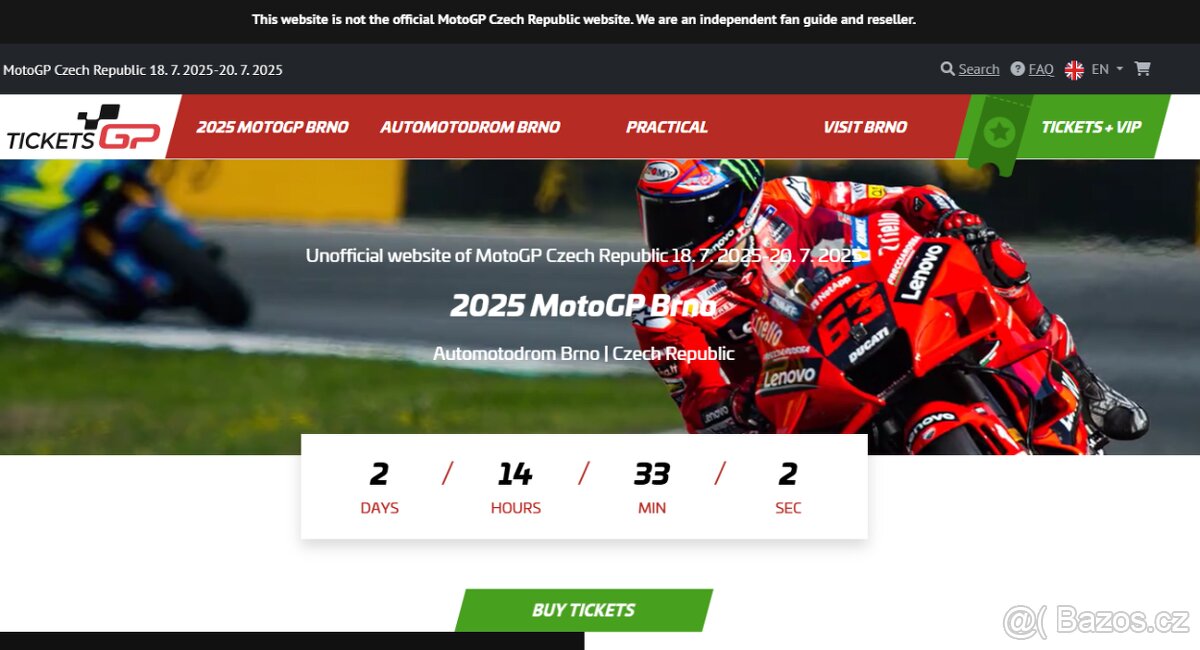 Moto GP Brno Gold