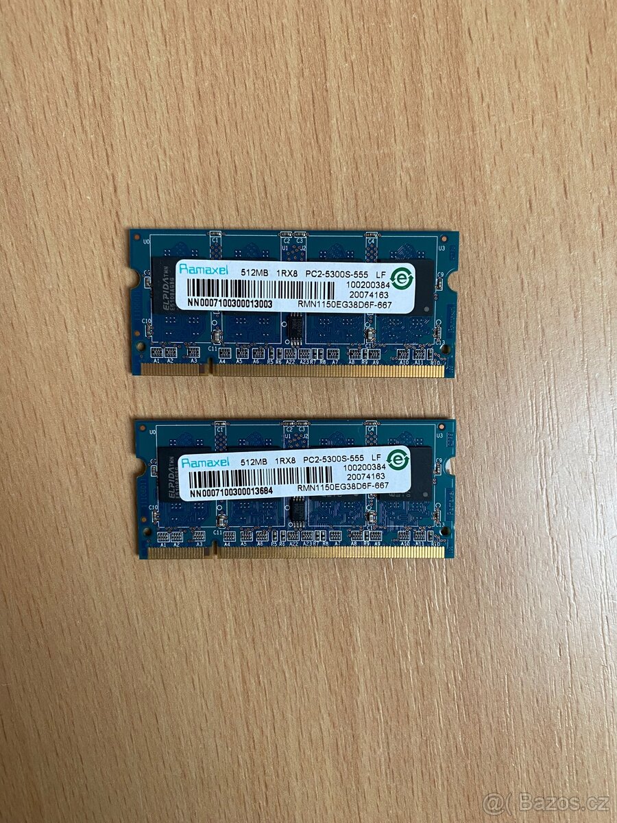 Paměťové karty Ramaxel 512MB Super stav