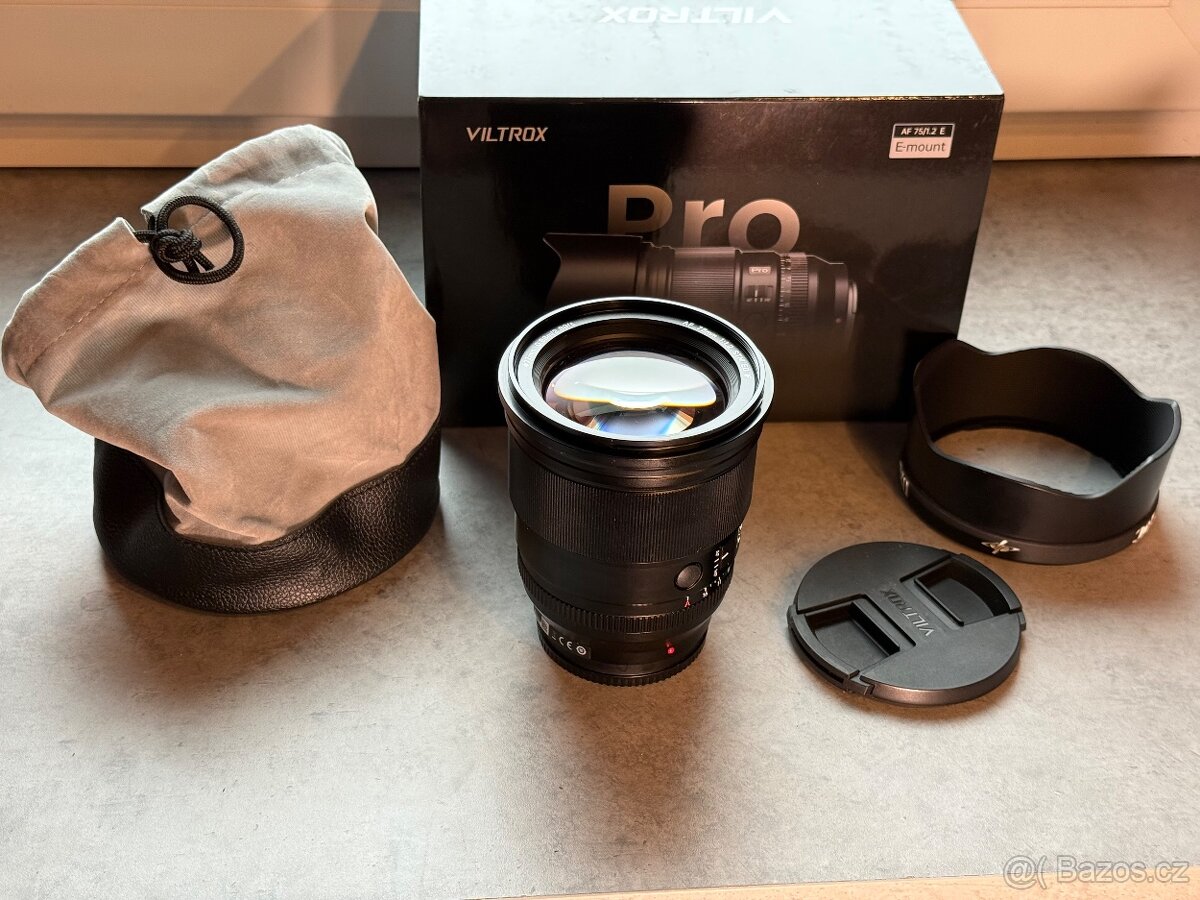 Viltrox AF 75mm f/1.2 PRO APS-C objektiv (Sony E)