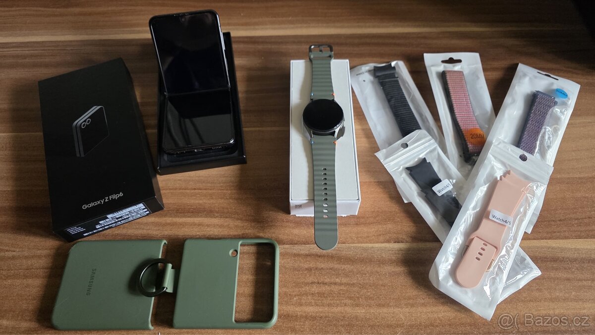 Set Samsung galaxy Watch 7 a Samsung galaxy Z Flip 4 256gb